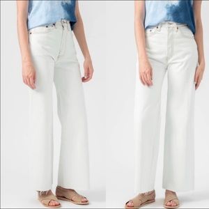 Re/Done Levi’s Jeans Wide Leg Crop High Rise 30